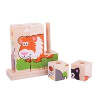 Bigjigs - Stacking Puzzle - Pets