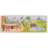 Bigjigs - At the Zoo Puzzle 24pc