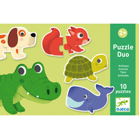 Djeco - Animals Duo Puzzles