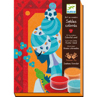 Djeco - Blue Princess Coloured Sand Art Kit