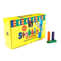 Stubbies Crayons 160pcs School Pack