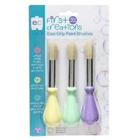 First Creations - Easi-Grip Paint Brushes (set of 3)