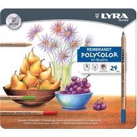 Lyra - Rembrandt Polycolor Coloured Pencils (tin of 24)