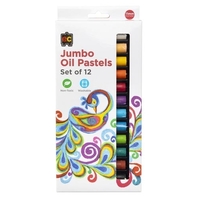 EC - Jumbo Oil Pastels (12 Pack)