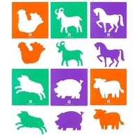 EC - Stencils - Farm Yard Animals (set of 6)