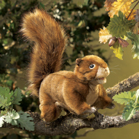 Folkmanis - Red Squirrel Puppet