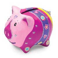 Melissa & Doug - Decorate-Your-Own Piggy Bank