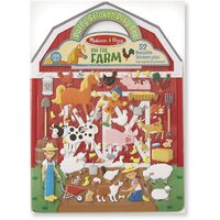 Melissa & Doug - Reusable Puffy Sticker Play Set - On the Farm
