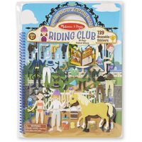 Melissa & Doug - Reusable Puffy Sticker Activity Book - Riding Club