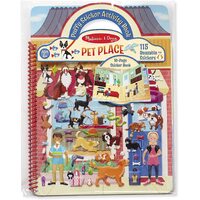 Melissa & Doug - Reusable Puffy Sticker Activity Book - Pet Place