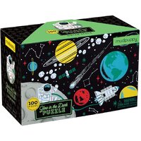 Mudpuppy - Outer Space Glow-in-the-Dark Puzzle 100pc
