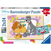 Ravensburger - Disney's Favourite Puppies Puzzle 2x24pc