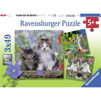 Ravensburger - Kittens Puzzle 3x49pc 
