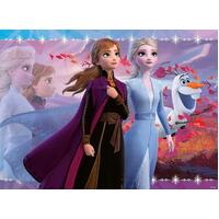Ravensburger - Disney Frozen 2 Strong Sisters Glitter Puzzle 100pc