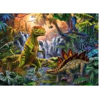 Ravensburger - Dinosaur Oasis Puzzle 100pc