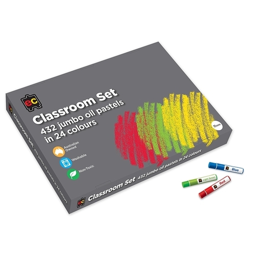 EC - Jumbo Oil Pastels Classroom Set (432 pack)