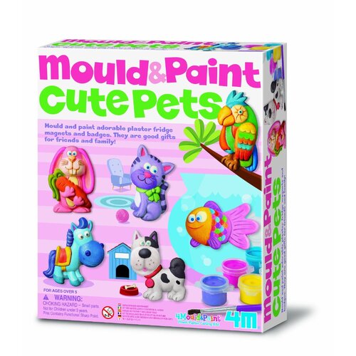 4M - Mould & Paint Cute Pets