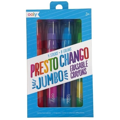 Ooly - Presto Chango Jumbo Erasable Crayons
