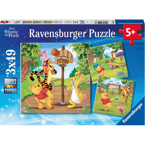 Ravensburger - Disney Sports Days Puzzle 3x49pc