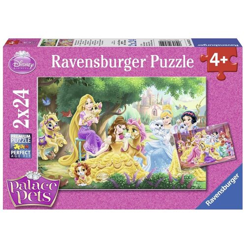 Ravensburger - Best Friends of the Princesses Puzzle 2x24pc